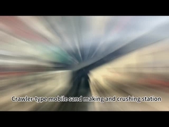 Sürünen tip taşınabilir kum yapım ve kırma istasyonu2